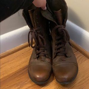 Steve Madden combat boots